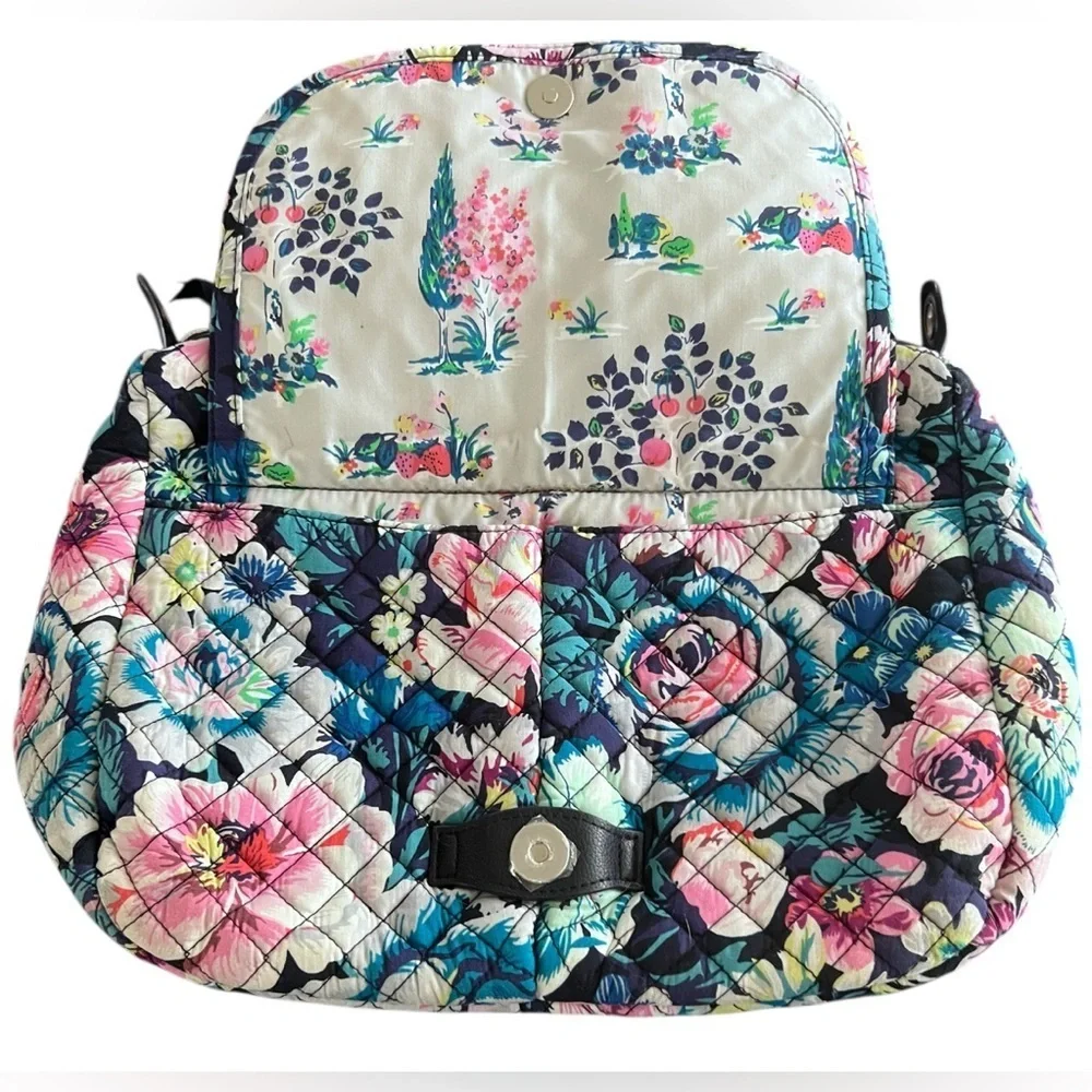 Vera Bradley Multicolor Floral Quilted Shoulder Bag - Garden Grove - Retired